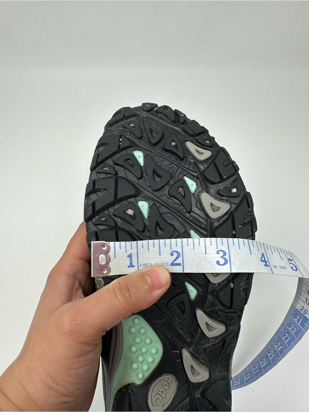 Oboz Sapphire B-DRY Waterproof Gray Low Hiking Boot Shoes Women Size 9 - Picture 11 of 12